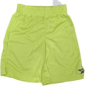 NWT Reebok Boys  Neon Lime Green Athletic Sport Shorts Size 5